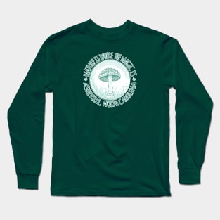 Nature Is Where The Magic Is Asheville, NC - Mushroom - Mint 18 Long Sleeve T-Shirt